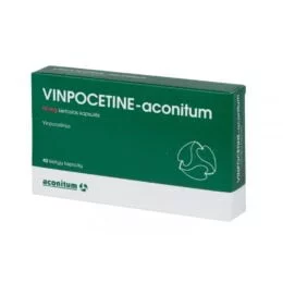 Vinpocetine-aconitum 10 mg kietosios kapsulės