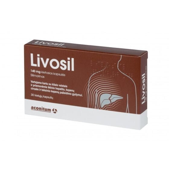 Livosil 140 mg kietos kapsulės