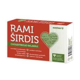 Rami širdis cholesterolio balansui
