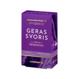 EPIGENIX GERAS SVORIS su dihidroberberinu, 30 kapsulių