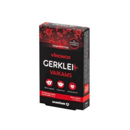 VIRONOX GERKLEI+ VAIKAMS 15 čiulpiamųjų tablečių
